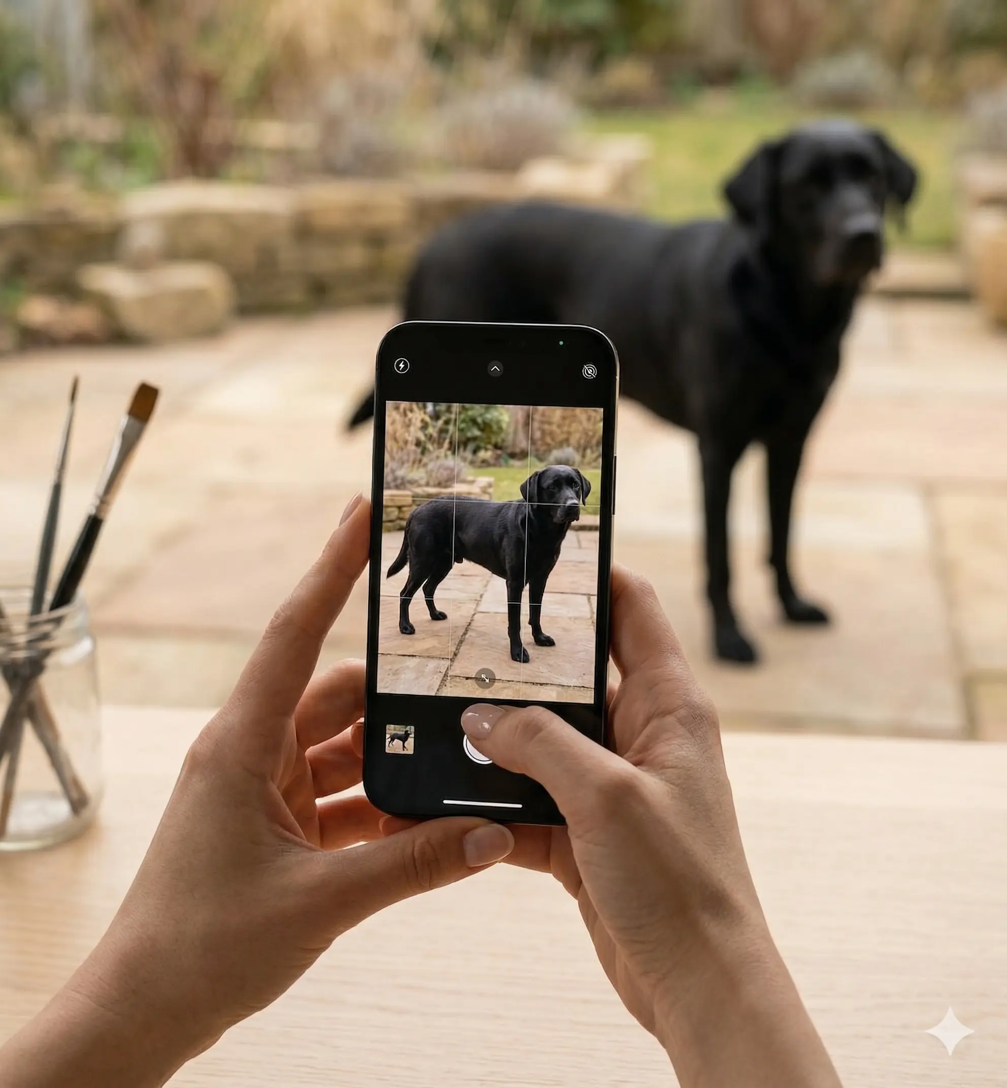 Taking a photo of your pet